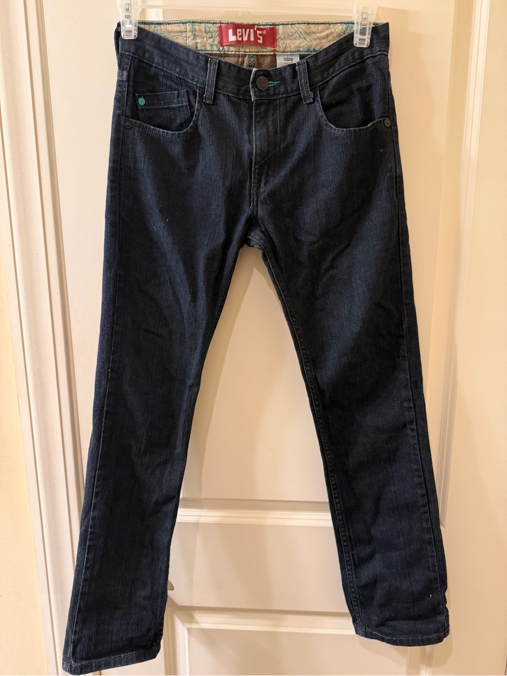 Levi’s 511 Boys Slim Fit Jeans Dark Wash 16R 28x28